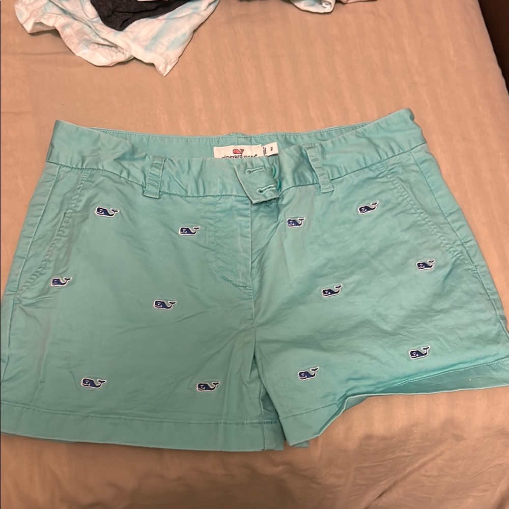 Vineyard Vines Women's Aqua Shorts